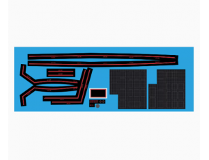 Freewing SR-71 Blackbird Twin 70mm EDF Jet Decal Set A